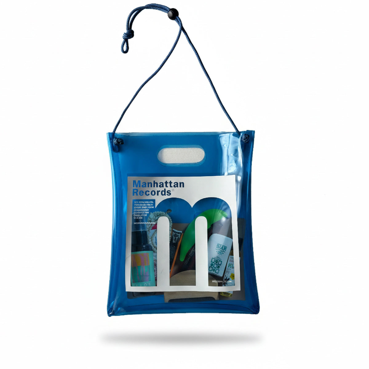 Manhattan Records × SECOND LAB. / PVC Shopper Bag 7inch BLUE