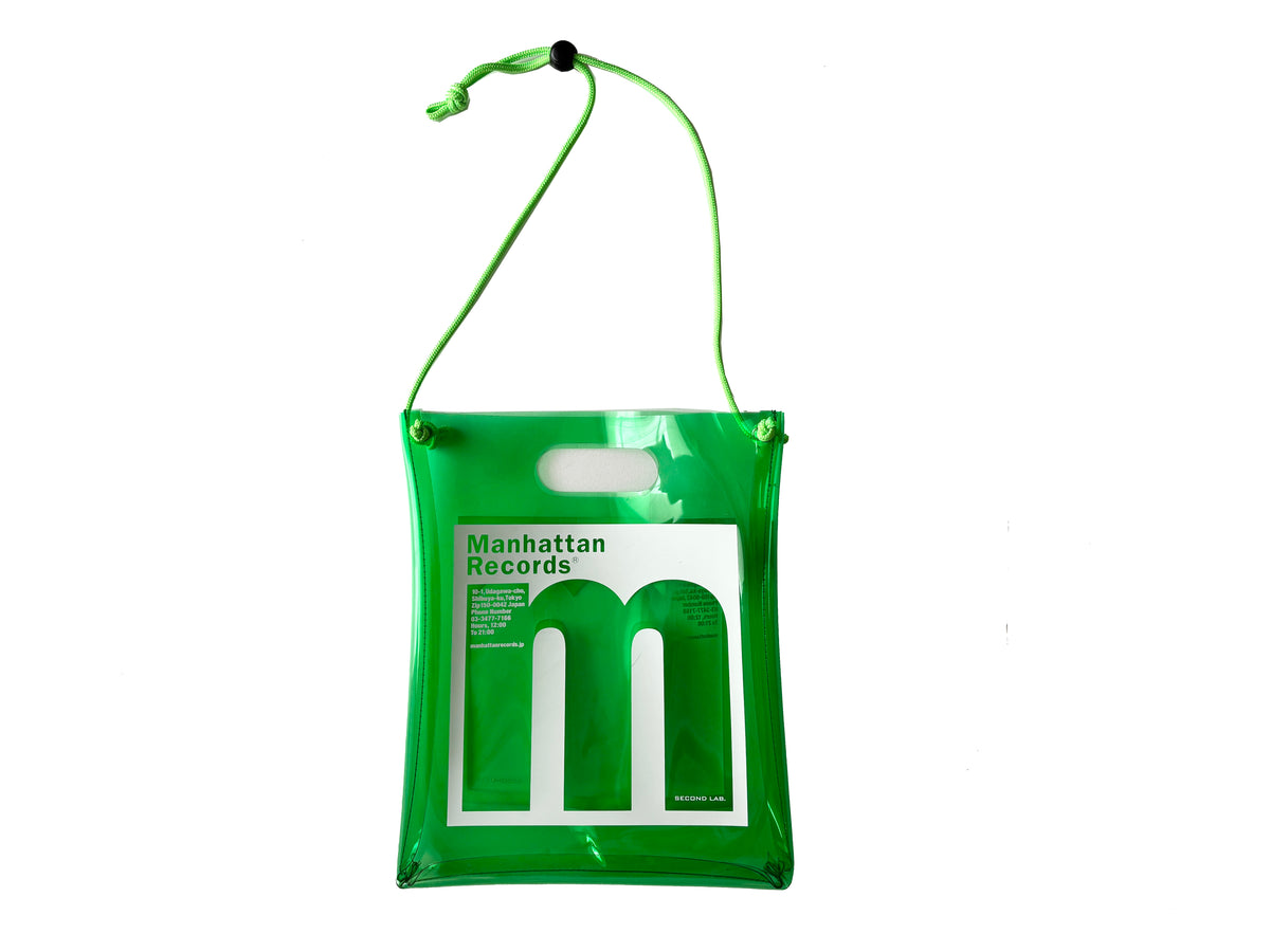 Manhattan Records × SECOND LAB. / PVC Shopper Bag 7inch GREEN