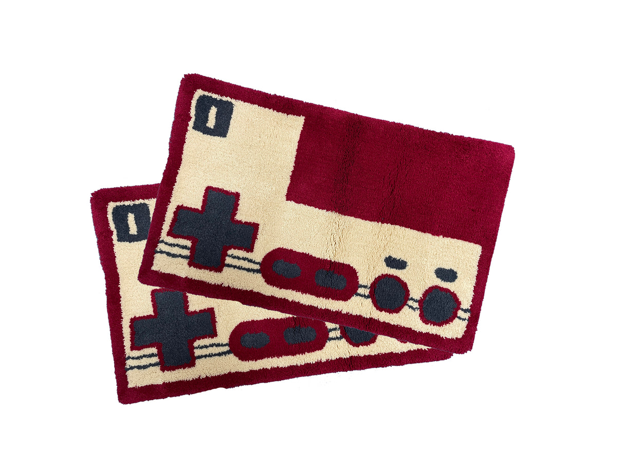 SECOND LAB. コントローラー型 ラグマット F CONTROLLER RUG MAT ゲームコントローラーラグ | SECOND LAB