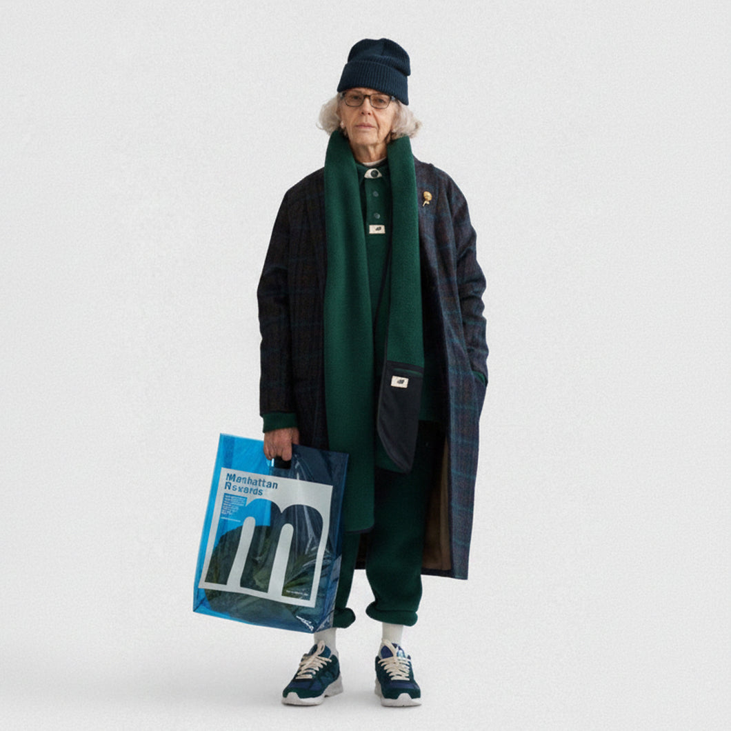 Manhattan Records × SECOND LAB. / PVC Shopper Bag 12inch BLUE