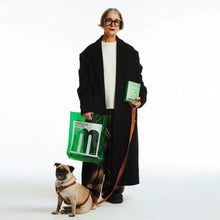 Load image into Gallery viewer, Manhattan Records × SECOND LAB. / PVC Shopper Bag 12inch GREEN
