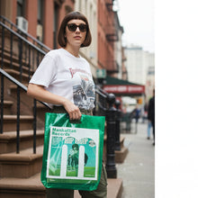 Load image into Gallery viewer, Manhattan Records × SECOND LAB. / PVC Shopper Bag 12inch GREEN
