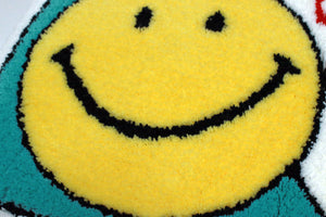 SMILE WELCOME RUG (green)