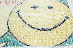 SMILE WELCOME RUG (green)