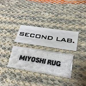 MIYOSHI RUG x SECOND LAB. SMILEY FACE RUG (GRAY)