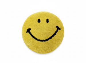 MIYOSHI RUG x SECOND LAB. SMILEY FACE CHAIR RUG