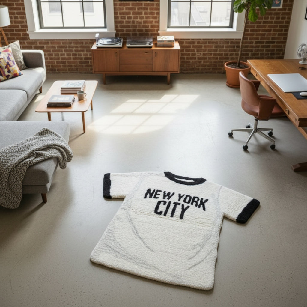 MIYOSHI RUG x SECOND LAB. NEW YORK CITY T-SHIRT RUG