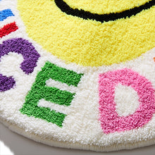 Load image into Gallery viewer, SMILE NICE DAY RUG (white)
