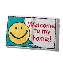 Load image into Gallery viewer, SMILE WELCOME RUG (green)

